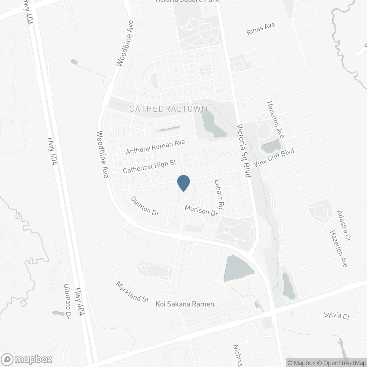 1 DONALD BUTTRESS BOULEVARD W, Markham, Ontario L6C 0J4